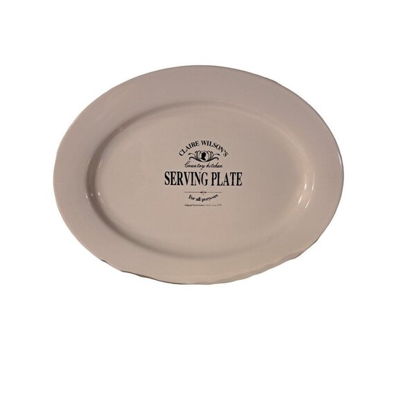 CLAIRE WILSON’S Country Kitchen Vintage 14.5” Serving Plate Taiwan - Picture 1 of 5